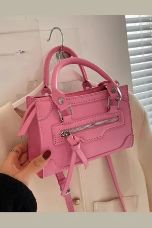 Merkloos Handtas - Schoudertas - - Trendy - PU leer - Dames tas