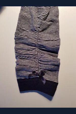 Yellow Moon Katoenen legging, streepje en strikje maat 122-128