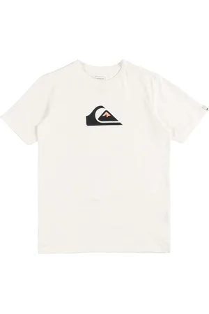 Quiksilver Comp Logo T-shirt Met Korte Mouwen Wit 16 Years Jongen