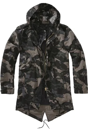 Brandit M51 US Parka Parka dark camo L Katoen Heren - Basics