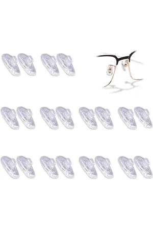 Merkloos 10 paar siliconen antislip bril neuspads - zacht en transparant