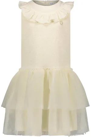 Le Chic SWAN summer crochet tule dress -