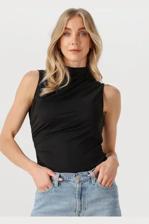 Rosemunde Billie Sl Drape Top Dames - Topjes -