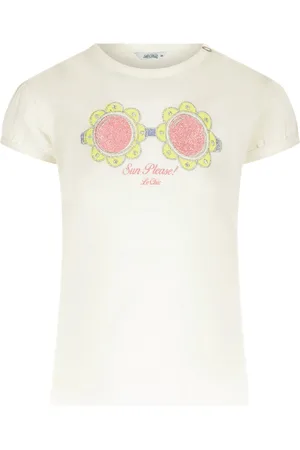 Le Chic Meisjes baby T-shirt NOKI sunglasses T-shirt Off White