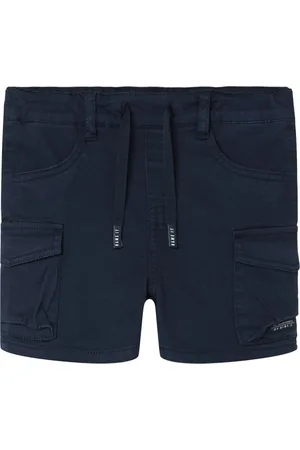 NAME IT Mini jongens Cargo short BEN Navy Blazer Baggy Fit