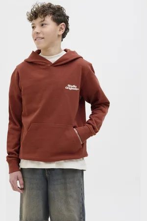 JACK & JONES JACK&JONES - JORPAROS TYPE SWEAT HOOD BACK JNR - Jongens - Sweaters