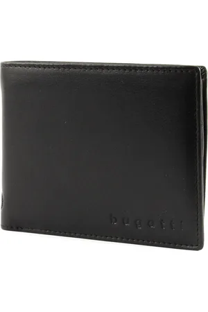 Bugatti Leren Portemonnee City Line Coin Wallet with Flap 8 CC Zwart
