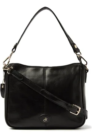 dR Amsterdam Schoudertas | Schoudertas dames | Crossbody tas dames | Handtassen dames | Leren schoudertas | Milan - 283770 Black