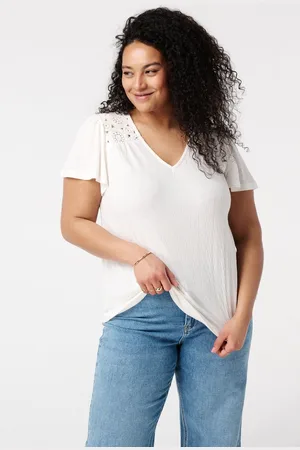 MS Mode T-shirt T-shirt met crochet details