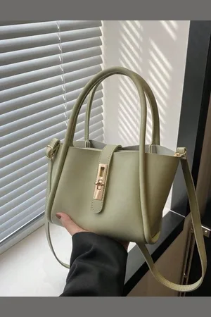 Merkloos Handtas - Tas - Damestas - PU leer - - Goud - Trendy