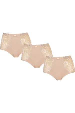 J&C JackyCeline JC 3-Pack Licht corrigerende dames slips H201 Huid - maat M