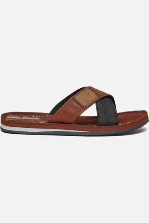 PME Legend™ Haig Slippers cognac Imitatieleer - Heren