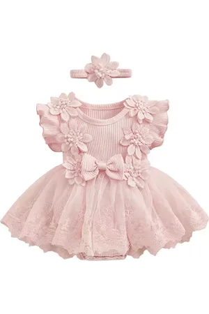Merkloos Luxe Baby Jurkje