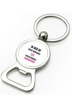Akyol Ik heb de meest geweldige zus van wereld (klopt, deze mok heb ik van haar) flesopener - Zus - de meest geweldigste zus - verjaardagscadeau - verjaardag - cadeau - cadeautje voor zus - zus artikelen - kado - geschenk - gift - 9 bij 3 cm