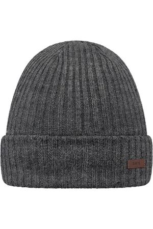 Barts Wilbert Turnup Muts Heren - One Size - Dark Heather