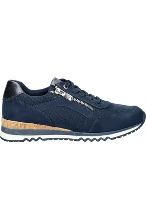 Marco Tozzi Dames sneaker - Donkerblauw