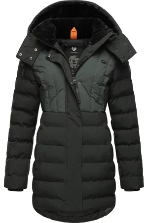 Ragwear Damen winterjas Ashanta Block