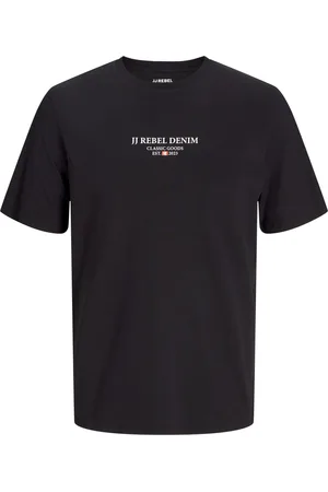 JJ JREBJEANS REBEL PRINT TEE SS O-NECK SN Heren T-shirt