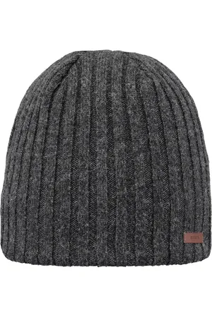 Barts Beanie Haakon Zwartgrijs - ONESIZE