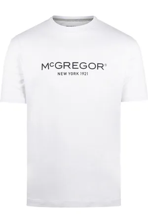 McGregor T-shirt Essential Logo T Shirt Mm251 1101 01 9000 White Mannen