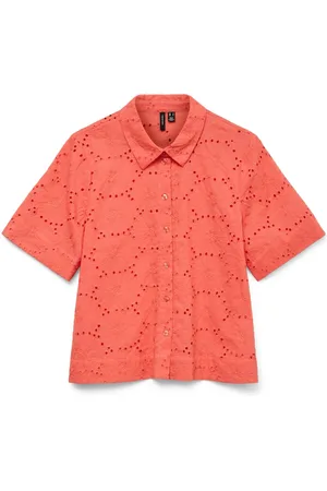 VERO MODA VMHAY NEW SS SHIRT WVN - Dames - Blouses