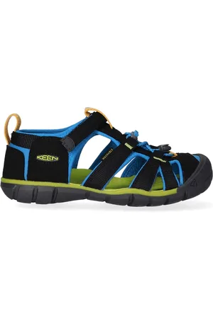 Keen Seacamp II Younger Kids Sandalen Black/Brilliant Blue