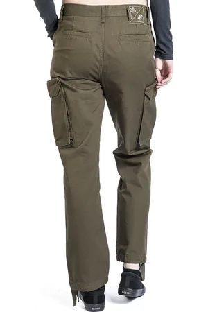 EMP Olijfkleurige cargo broek Vrouwen - W29L32