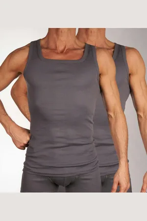 MANGO Singlet - 2 Pack - maat XL (XL) - Heren Volwassenen- 100% katoen- 685-7850- -XL