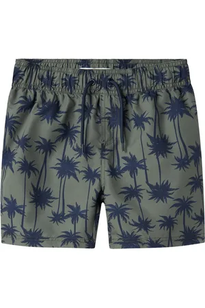 NAME IT NKMZADDI SWIM SHORTS BOX Jongens Zwemkleding - Dusty Olive