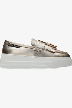 Fred de la Bretoniere Loafer Vajen Mocca Gold