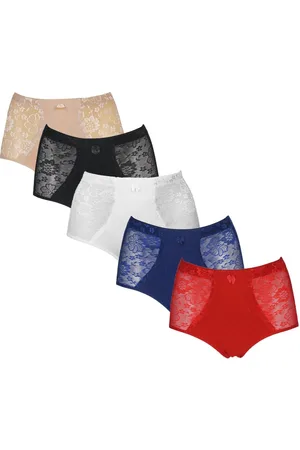 J&C JackyCeline JC 5-Pack Licht corrigerende dames slips H201 ass maat 2XL