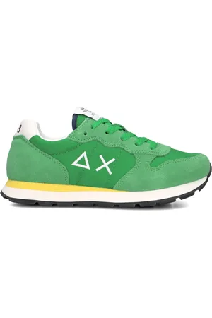 sun68 Boys Tom Solid Sneakers - Leren Sneaker - Jongens -