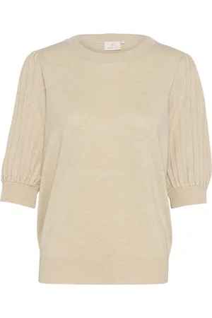 Kaffe KAlone Knit Pullover 1/2 SL Dames Trui