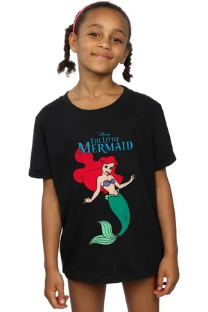Disney Meisjes De Kleine Zeemeermin Lijn Ariël Katoenen T-shirt
