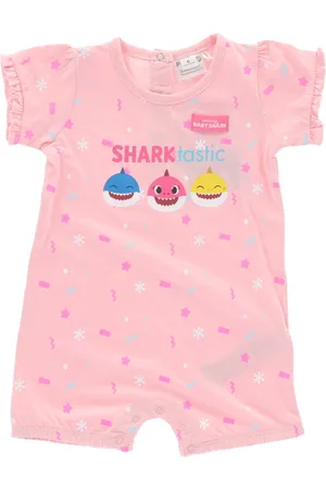Proact Baby Shark - shortama/pyjama,babypakje, korte mouw,maat: 3 maanden / 62