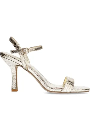Sacha Dames - Gouden sandalen met hak