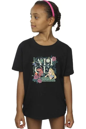 Disney Meisjes Alice In Wonderland Leafy Garden Katoenen T-Shirt