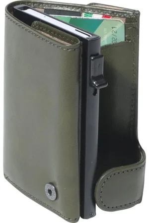 Tony Perotti Aluminium creditcardhouder met papier- en kleingeldvak