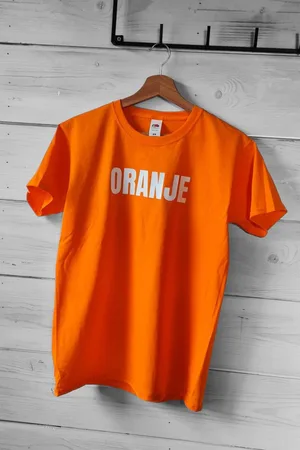 Fruit Of The Loom Koningsdag shirt - unisex - - small - shirt - t-hsirt - willem alexander - feest - kleding - koningsdagkleding - small - unisex