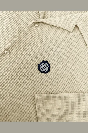 Black Bananas MONOGRAM WAFFLE SHIRT