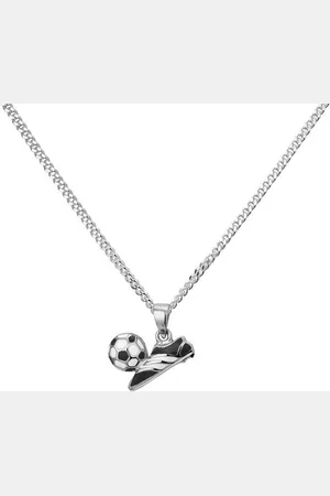 Yep! Ketting Voetbalschoen 1,4mm 36 + 4cm - Zilver