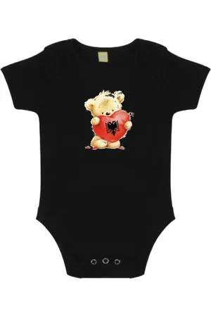 Merkloos Baby romper Albania | Albanie | Albanese adelaar | baby Albania | 3 -6 maanden