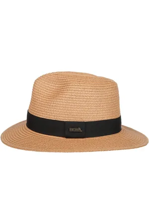 Hatland UV-Fedora hoed voor volwassenen - Sim - Beige - maat 57CM