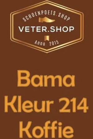 Bama G56 schoen creme voor glad leer - 50ml schoenpoets - 214 koffie