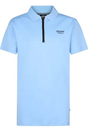 Petrol Industries Jongens Sportieve Polo Ripple - Blauw