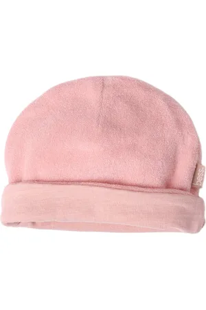 Bess Meisjes muts Towelling Coral Cloud