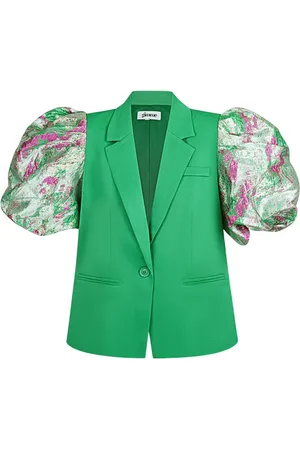Merkloos Blazer flower bomb - pofmouwen - nieuwe collectie - lente/zomer - dames - - maat L