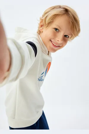 Koton Capuchon kraag geborduurd Sweatshirt