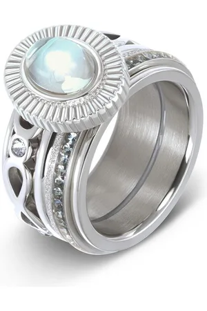 Ixxxi Jewelry-Dahlia Divine-Zilverkleurig-Dames Ring