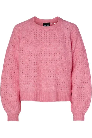 Pieces® PCSIKKA LS O-NECK KNIT BC W.O WOOL - Dames - Gebreide truien